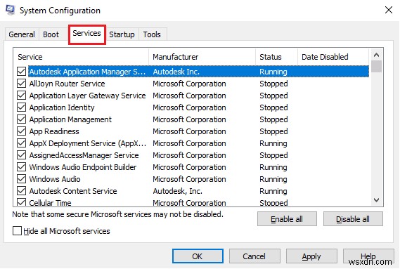 Sửa lỗi Alps SetMouseMonitor trong Windows 10 