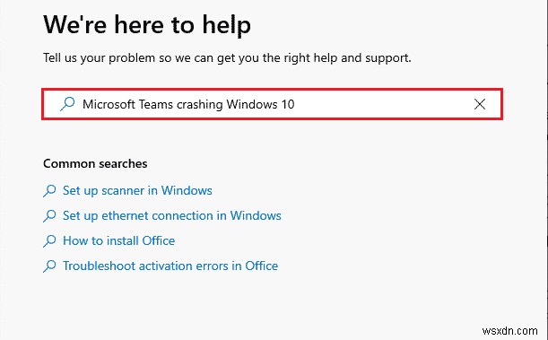 Sửa lỗi Teams caa7000a trong Windows 10 
