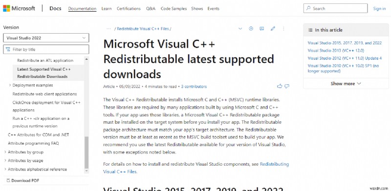 Cách sửa chữa Microsoft Visual C ++ Redistributable 