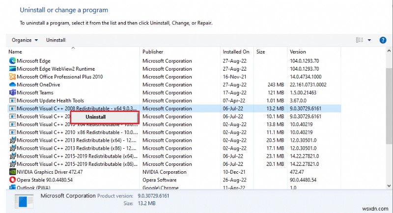 Cách cài đặt lại Microsoft Visual C ++ Redistributable 