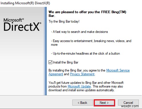 Cách cài đặt lại DirectX trong Windows 10 
