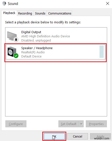 Khắc phục sự cố tai nghe SADES không được Windows 10 nhận dạng 