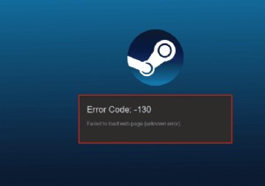 Sửa mã lỗi 130 Không tải được trang web Lỗi không xác định 