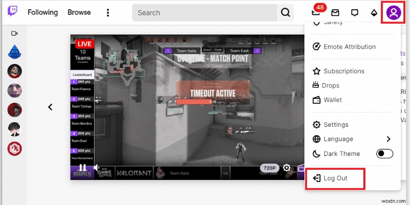 Sửa lỗi Twitch không thể kết nối với trò chuyện 