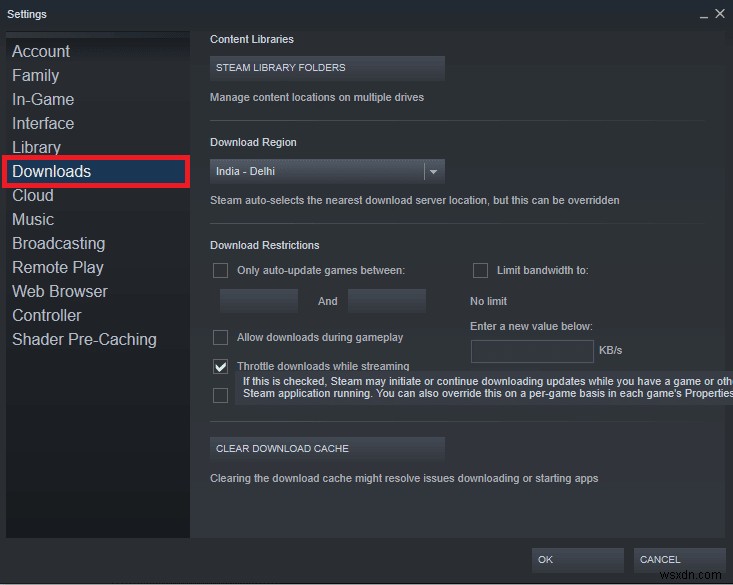 Sửa lỗi Steam 53 trong Windows 10 