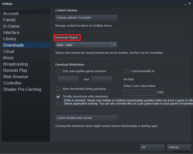 Sửa lỗi Steam 53 trong Windows 10 