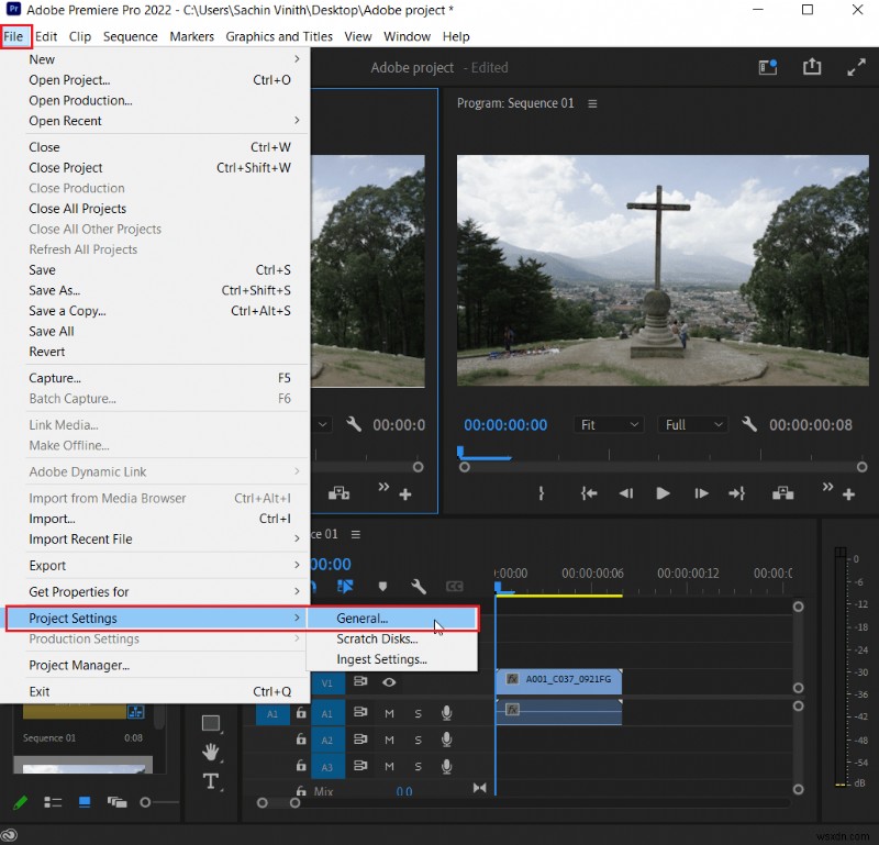 Sửa mã lỗi Premiere Pro 3 trong Windows 10