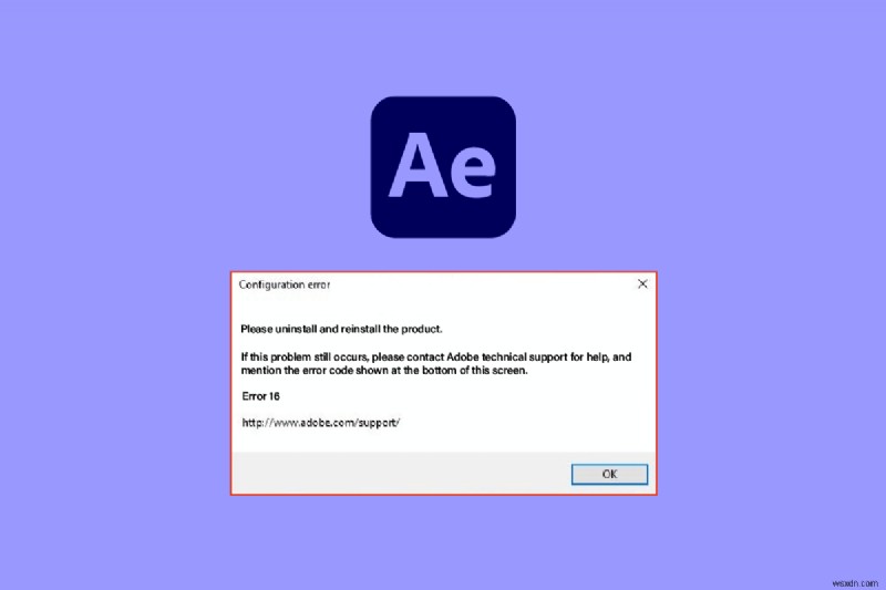 Sửa lỗi Adobe After Effects 16 trong Windows 10 