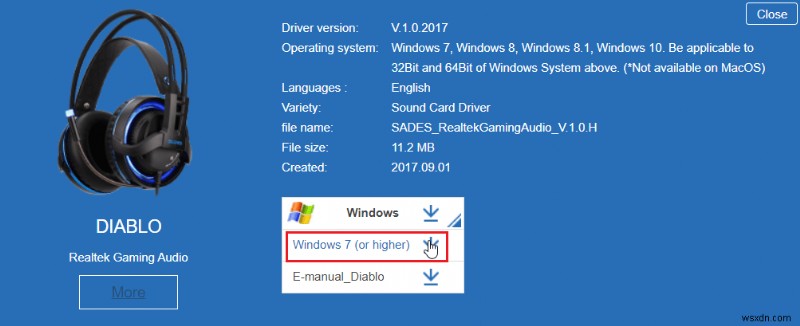 Khắc phục tai nghe SADES không hoạt động trong Windows 10