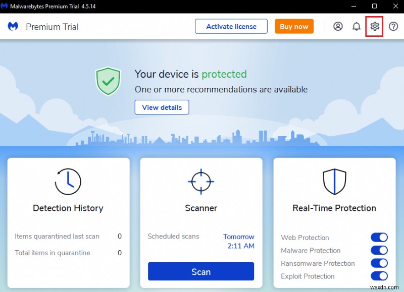 Sửa lỗi Malwarebytes không cập nhật trong Windows 10