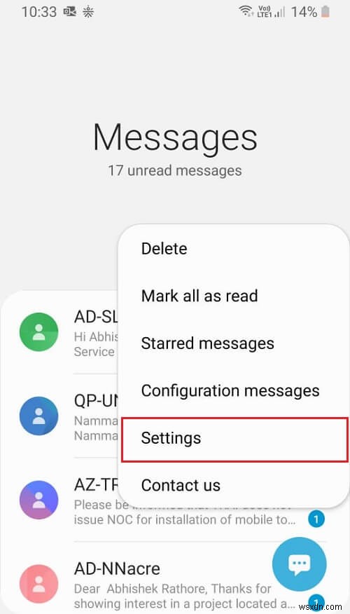 Khắc phục sự cố điện thoại không nhận được tin nhắn trên Android