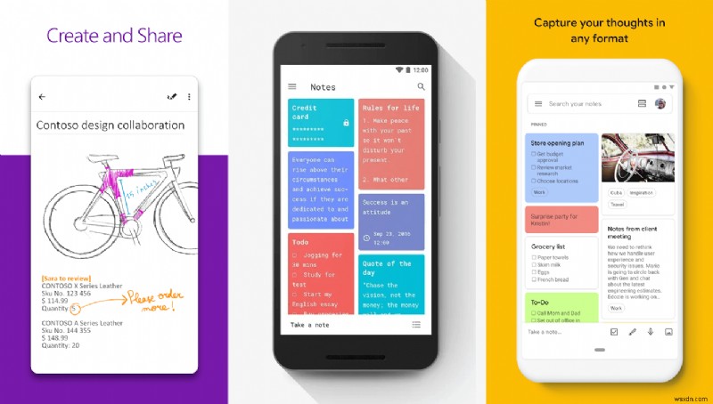 10 ứng dụng ghi chú tốt nhất cho Android 2022