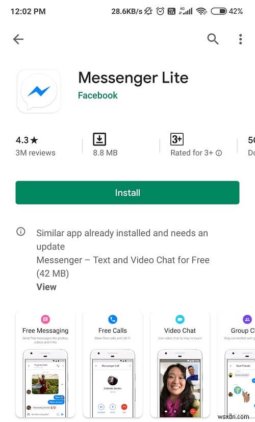 Sửa lỗi không thể gửi ảnh trên Facebook Messenger