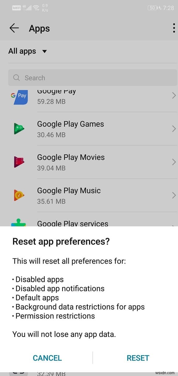 Khắc phục Rất tiếc là các dịch vụ của Google Play đã dừng hoạt động