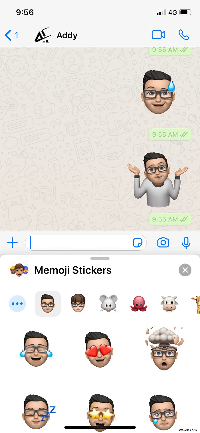 Cách sử dụng Hình dán Memoji trên WhatsApp dành cho Android