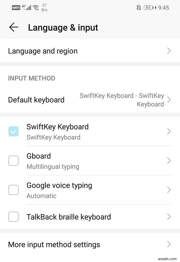 Khắc phục sự cố Gboard tiếp tục gặp sự cố trên Android