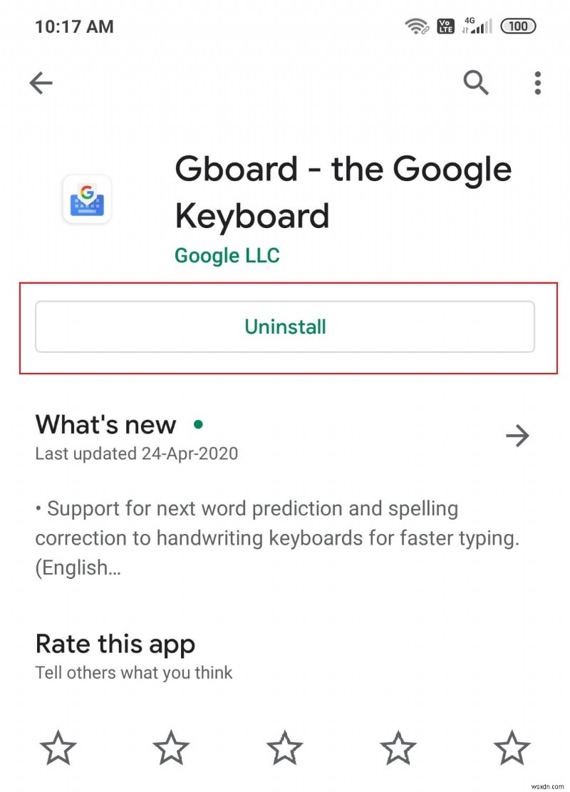 Khắc phục sự cố Gboard tiếp tục gặp sự cố trên Android