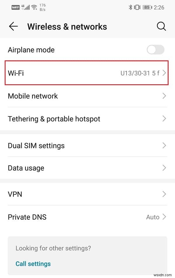 Sửa lỗi Internet có thể không khả dụng trên Android