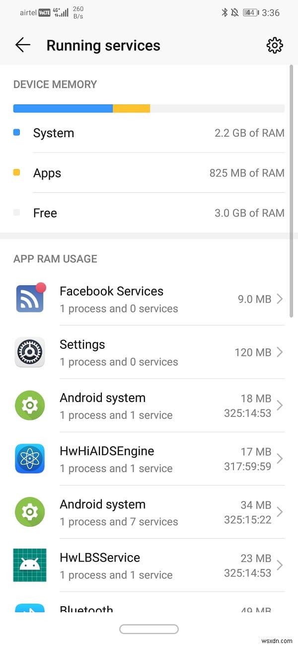 Cách hủy ứng dụng Android đang chạy trong nền