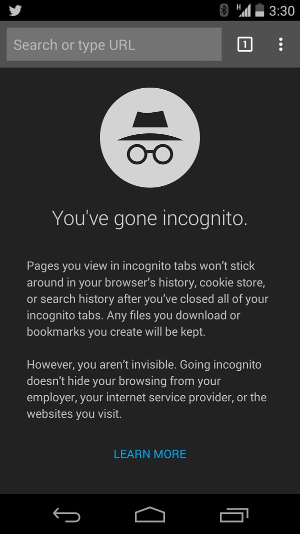 Cách sử dụng Chế độ ẩn danh trên Android
