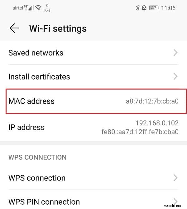 Cách thay đổi địa chỉ MAC trên thiết bị Android