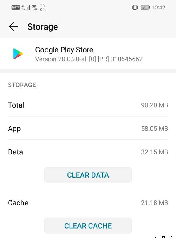 Không thể hoàn tất giao dịch khắc phục sự cố trong Cửa hàng Google Play