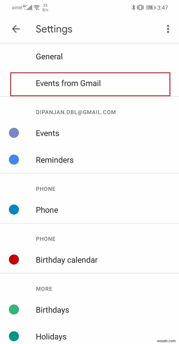 Khôi phục sự kiện Lịch Google bị thiếu trên Android