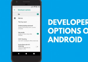 Bật hoặc tắt Tùy chọn nhà phát triển trên điện thoại Android