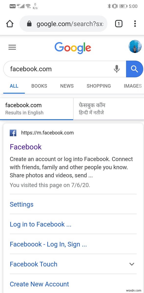 Cách xem phiên bản Facebook trên máy tính để bàn trên điện thoại Android