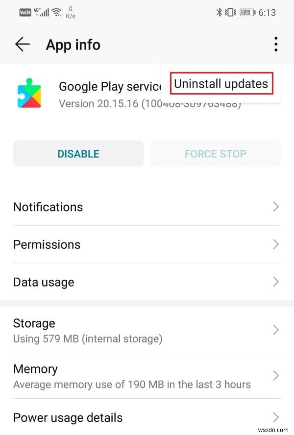 Cách cập nhật các dịch vụ của Google Play theo cách thủ công