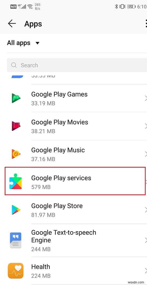 Khắc phục sự cố hết pin của Dịch vụ Google Play