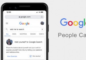 Cách thêm thẻ People của bạn trên Google Tìm kiếm