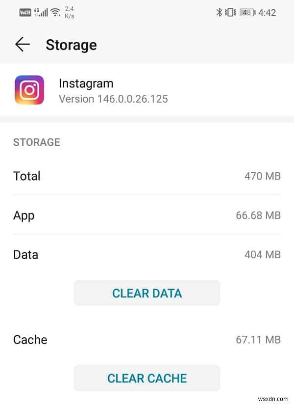 Sửa lỗi Instagram không thể làm mới nguồn cấp dữ liệu trên Android