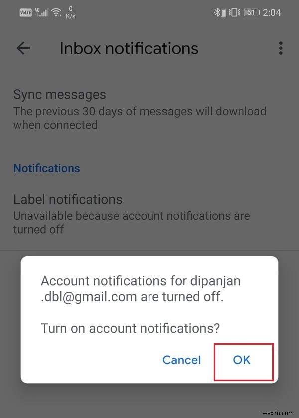 Khắc phục sự cố ứng dụng Gmail không đồng bộ hóa trên Android