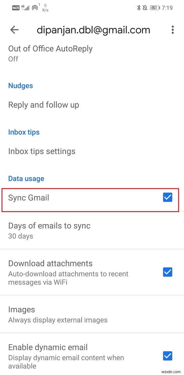 Khắc phục sự cố Gmail không nhận được email trên Android