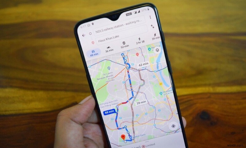 Khắc phục sự cố Google Maps không hiển thị chỉ đường trong Android