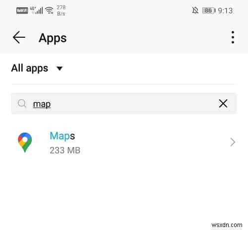 Khắc phục sự cố Google Maps không hiển thị chỉ đường trong Android