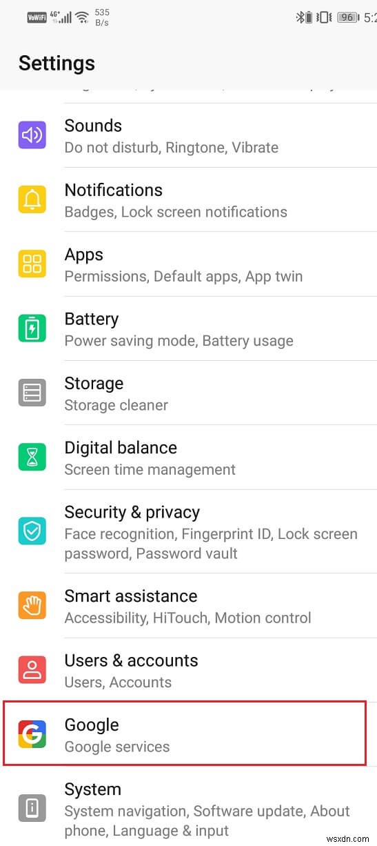 Khôi phục ứng dụng và cài đặt sang điện thoại Android mới từ Google Backup