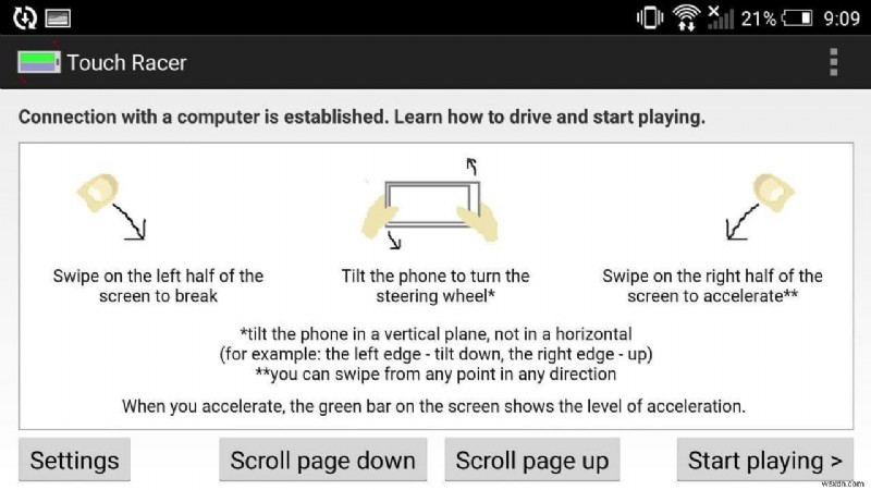 Cách sử dụng điện thoại Android làm gamepad PC