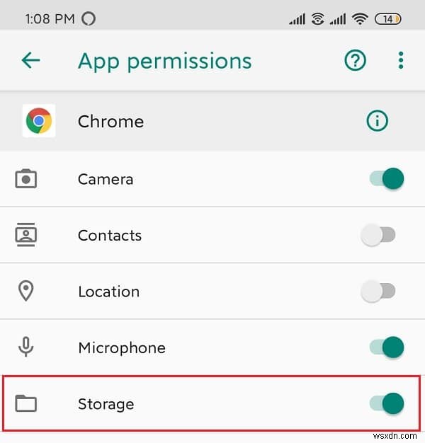 Khắc phục lỗi truy cập nhu cầu bộ nhớ của Chrome trên Android