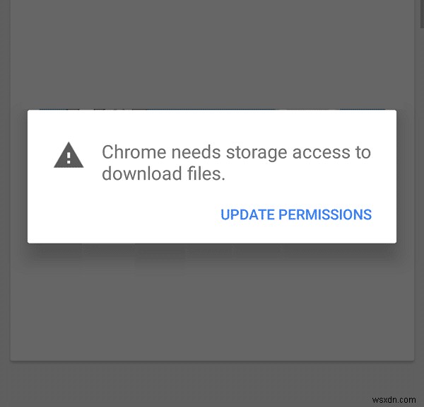 Khắc phục lỗi truy cập nhu cầu bộ nhớ của Chrome trên Android