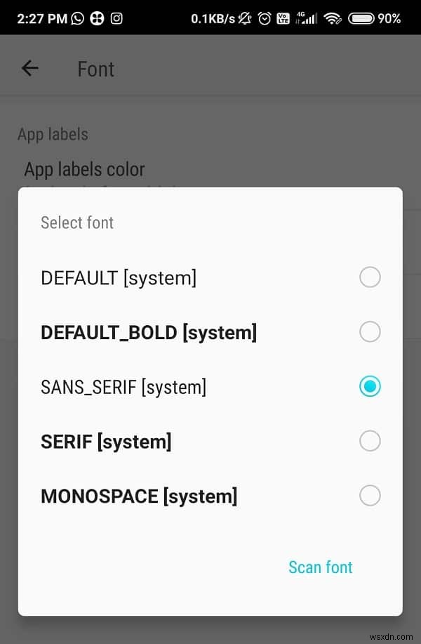 Cách thay đổi phông chữ trên điện thoại Android (Không cần root)
