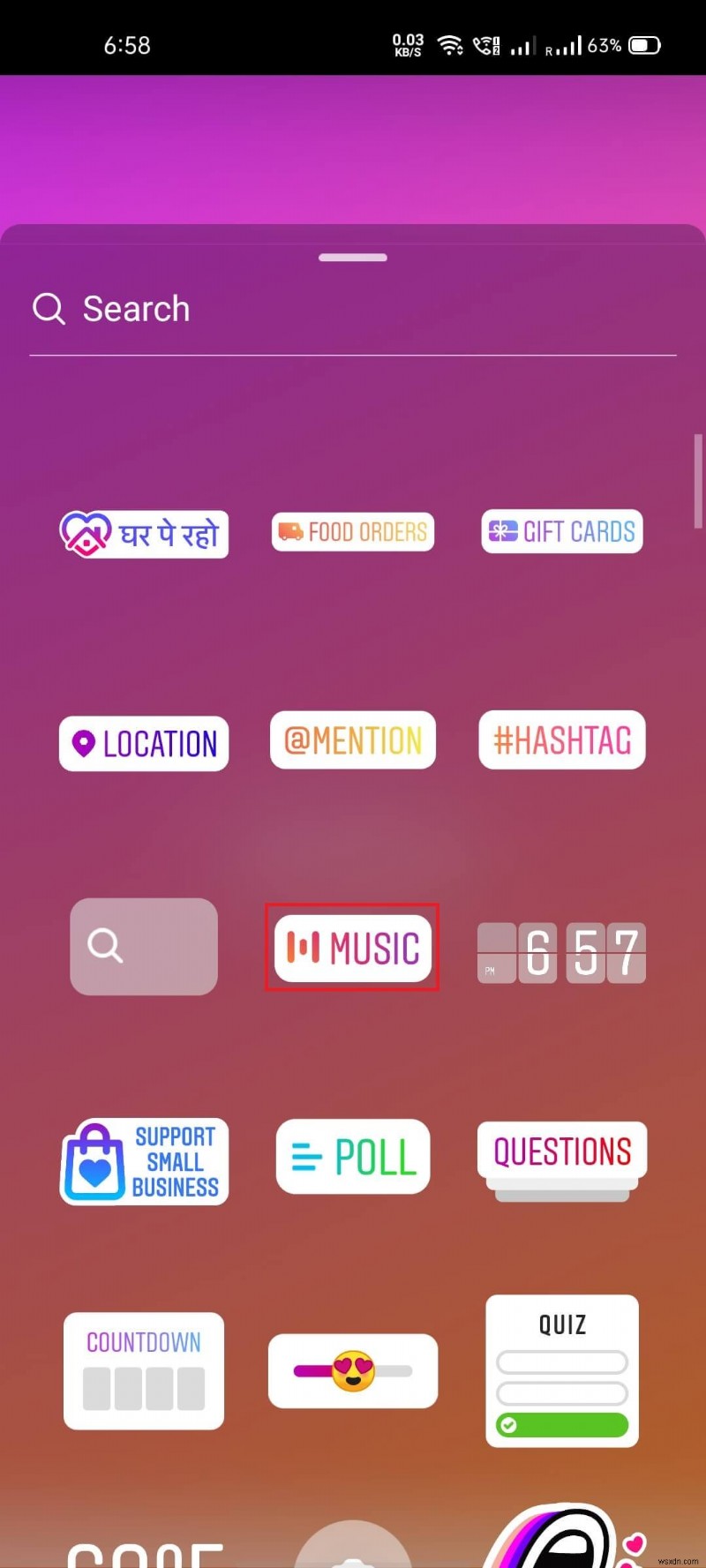 Cách sửa lỗi Instagram Music không hoạt động