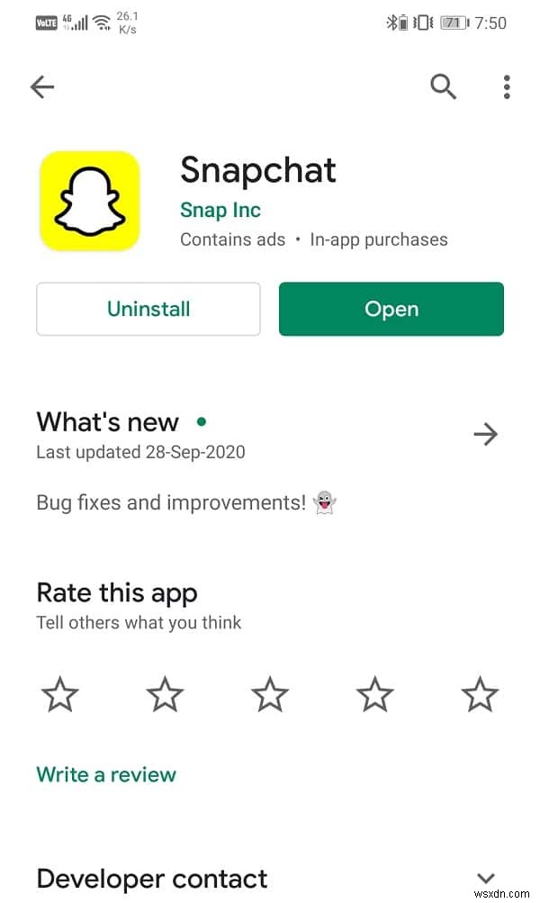 Cách sửa lỗi Snapchat không tải Snaps?