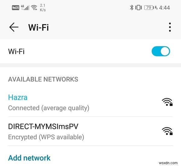 Cách tìm mật khẩu Wi-Fi trên Android