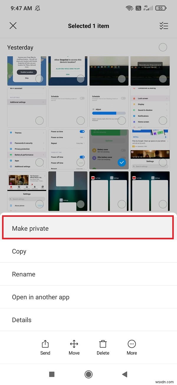 Cách ẩn tệp, ảnh và video trên Android