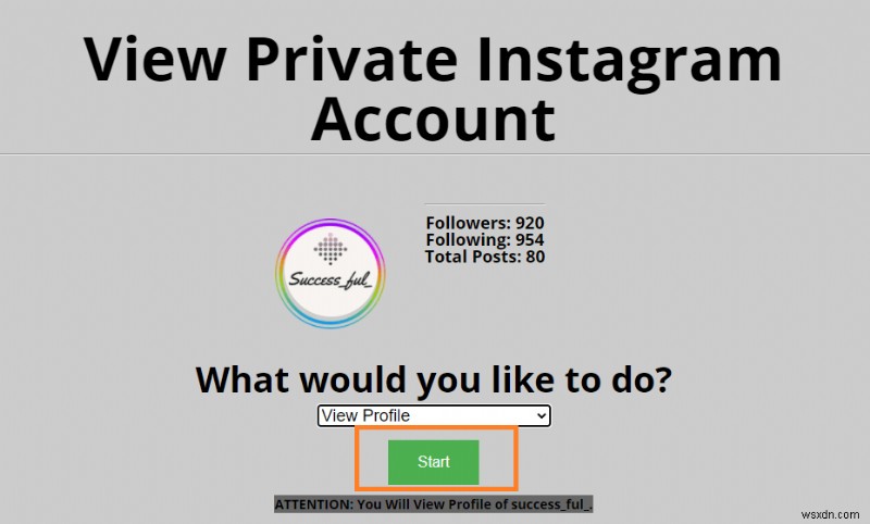 Cách xem tài khoản Instagram riêng tư