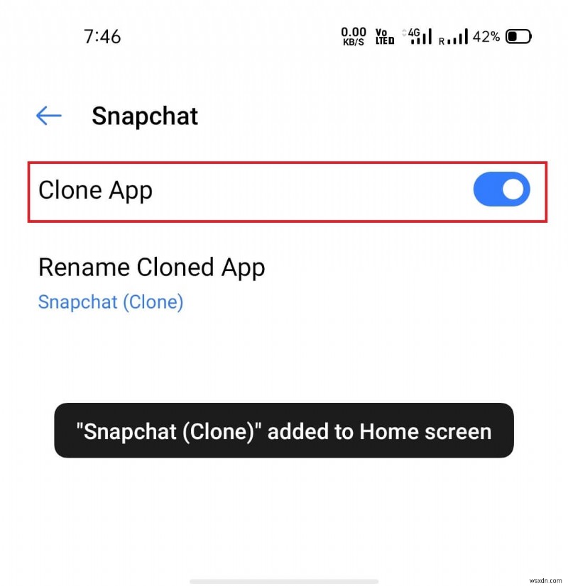 Cách chạy hai tài khoản Snapchat trên một điện thoại Android?