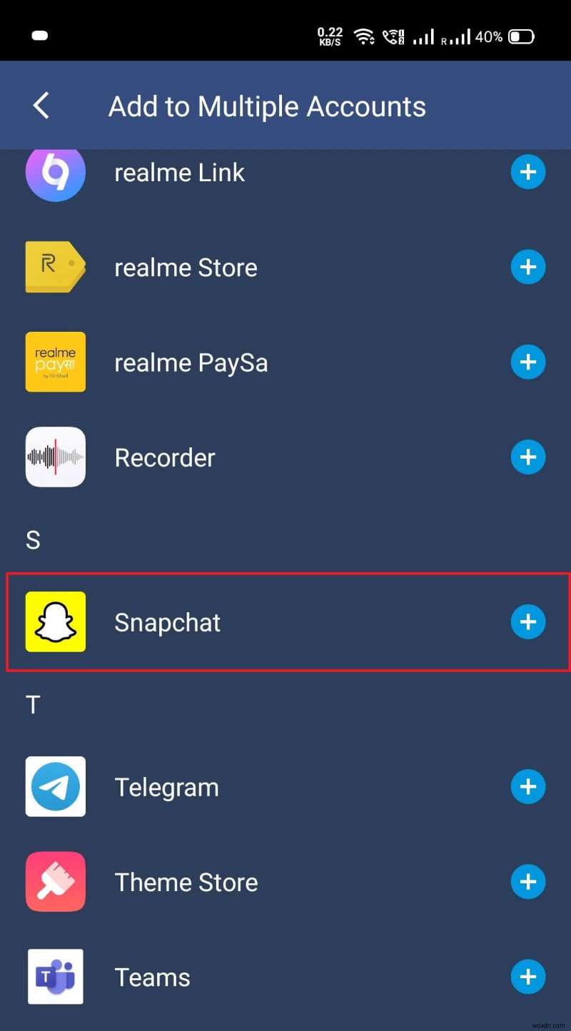 Cách chạy hai tài khoản Snapchat trên một điện thoại Android?