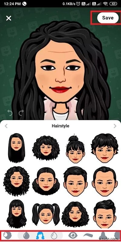 Cách thay đổi ảnh tự chụp Bitmoji trên Snapchat